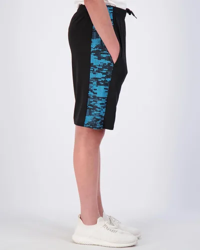 Vista 3 de Paquete de 5 pantalones cortos deportivos Dry-Fit de baloncesto, gimnasio para jóvenes, niños y niñas con bolsillos.