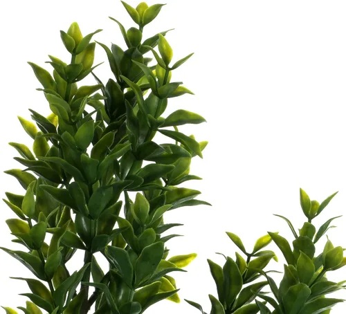 Vista 4 de Vickerman Everyday - Mini arbusto de hojas artificiales para interiores y exteriores, resistente a los rayos UV, arbusto decorativo hecho