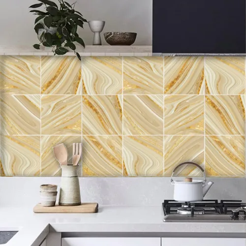Vista 8 de 12 calcomanías mate para azulejos de pared, despegar y pegar, autoadhesivas, calcomanías de vinilo para azulejos de pared, adhesivo de PVC