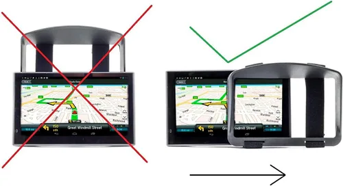 Vista 7 de DigiCharge Parasol GPS para motocicleta de 5 pulgadas – Compatible con Garmin Zumo 396/395/595/590, Tomtom Rider 500 550 420 450 410, Go Comfort, Go