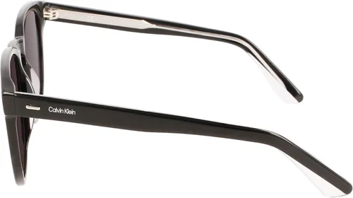 Vista 3 de Calvin Klein CK22515S - Lentes de sol redondos, color negro, talla única, Negro