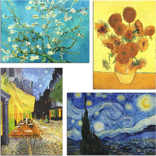 Vista 21 de Muzagroo Art Paquete de 4 Kits de Pinturas de Diamantes para Adultos Arte de Diamantes 5D DIY con Diamantes Redondos de Perforación Completa