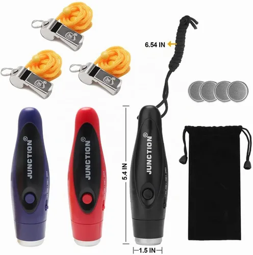 Vista 7 de UNIWA Silbato electrónico, paquete de 3 silbatos de mano con tres tonos distintivos de alto volumen