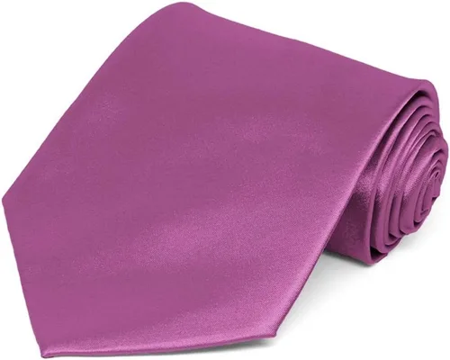 Vista 229 de tiemart Corbata de color sólido para hombre Longitud estándar