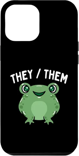 Vista 6 de iPhone 15 Gender Queer They Them Pronombres LGBTQ Pride Month No Binario Case