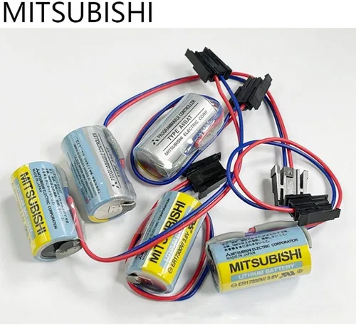 Vista 4 de 10 unids A6BAT ER17330V/3.6V 1700mAh PLC Batería MR-BAT de litio con enchufe para FANUC CNC System US Stock