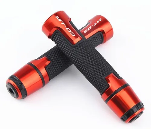 Vista 9 de Motorcycle Handlebar Grips for MT-03 MT03 MT 03 2006 2007 2008 2009 2010 2011 2012 Motorcycle Knobs Anti-Skid Handle Ends Grips Bar Hand Handlebar