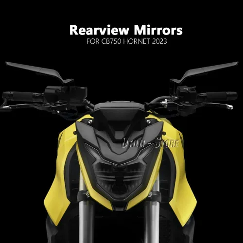 Vista 4 de Espejos retrovisores universales para motocicleta, espejos laterales giratorios para manillar, para Trident 660/Z650/Z900/Z H2 1000/X-ADV