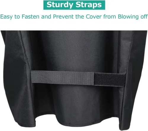 Vista 8 de SunPatio Funda impermeable resistente al aire libre para parrilla de gas y carbón y más, resistente a los rayos UV, cubierta de 79 pulgadas