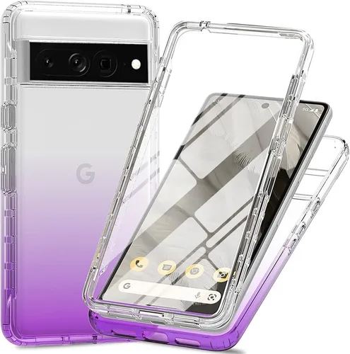 Vista 14 de Funda para Google Pixel 6A, funda a prueba de golpes con protector de pantalla para Google Pixel 6A 5G G1AZG GX7AS GB62Z GB17L, color negro