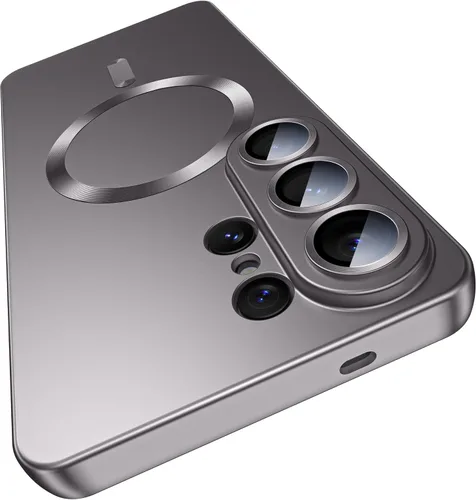 Vista 9 de MAKAVO Funda Mate para Samsung Galaxy S22 Ultra Case, Compatible con MagSafe, Cubierta Magnética Delgada y Fina con Protector de Lente de Cámara