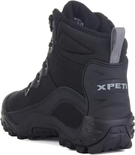 Vista 3 de Dimo Botas de senderismo para mujer, zapatos de caminar impermeables mediados