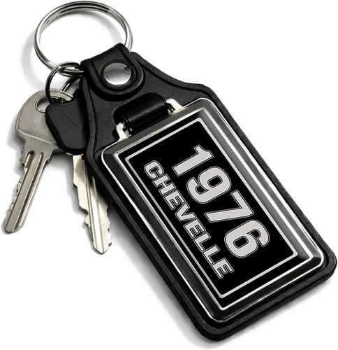 Vista 63 de Brotherhood Car Key Chain for Chevelle - Classic Models Keychain for Men and Women Gift Key Ring