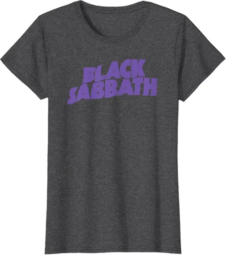 Vista 5 de Black Sabbath Camiseta con logotipo morado