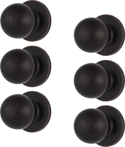 Vista 13 de BRINKS Pomo de Puerta de Entrada con Llave Transicional - Juego de Cerradura de Puerta Exterior Negro Mate, se Combina Perfectamente