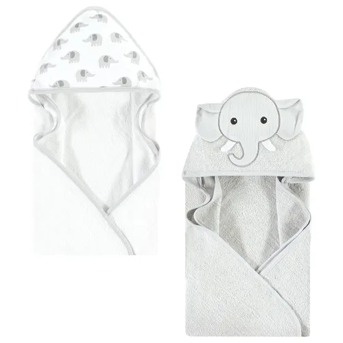 Vista 7 de Hudson Baby Toalla con capucha unisex de algodón con cara de animal para bebé, cocodrilo, talla única