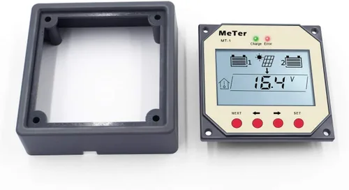 Vista 2 de EPEVER Medidor remoto MT-1 con pantalla LCD para controlador de carga de panel solar de batería dúo