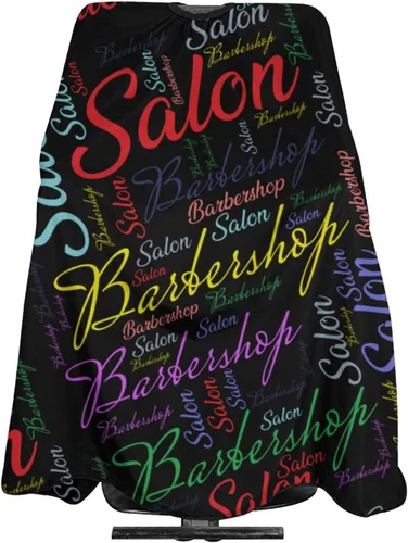 Vista 28 de Capa de peluquero personalizada, Capa de salón para corte de pelo personalizada para hombres