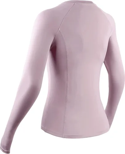 Vista 2 de CADMUS Camisa de manga larga para correr de secado rápido para mujer, camisas de entrenamiento