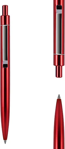 Vista 11 de DUNBONG Bolígrafo de Gel de Metal Negro, Bolígrafo de Tinta de Gel, Tinta Negra, Pluma de Tinta Retráctil de 0.5mm (Negro)