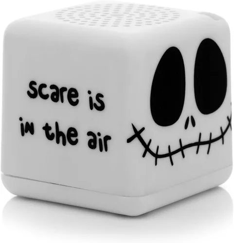 Vista 2 de Bitty Boomers Disney: La pesadilla antes de Navidad de Tim Burton - Jack Skellington - Bitty Box - Llavero con altavoz Bluetooth de 1.3 pulgadas