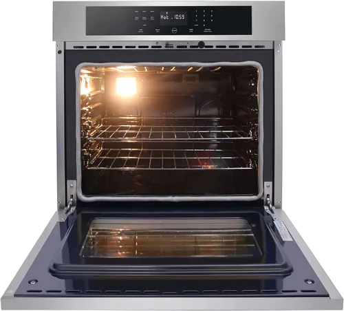 Vista 5 de THOR Kitchen Horno de pared de convección eléctrico profesional de 30 pulgadas en acero inoxidable - Modelo HEW3001