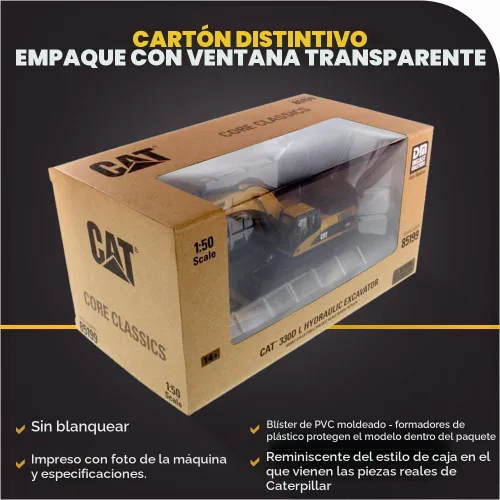 Vista 6 de Diecast Masters Excavadora hidráulica Caterpillar 330D L Core Classics Series Vehículo