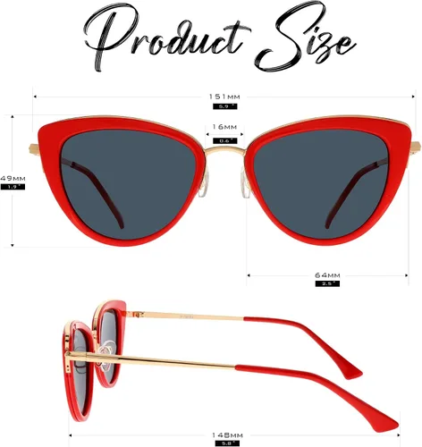 Vista 2 de FAA'N Gafas de sol para mujer, regalo para hombres, regalo para mamá