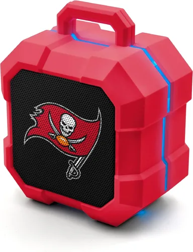 Vista 28 de SOAR NFL Shockbox - Altavoz Bluetooth inalámbrico LED, resistente al agua, IPX4, 5.0 Bluetooth con más de 5 horas de tiempo de reproducción, pequeño