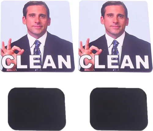 Vista 8 de Imán Limpio y Sucio, Imán para Lavavajillas con Indicador Limpio y Sucio, Letrero Reversible para Lavavajillas, Doble Cara Fuerte Indicador