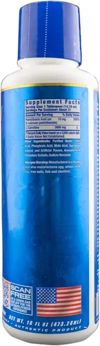 Vista 7 de Ronnie Coleman Signature Series L-Carnitine XS 3000 Líquido, metabolismo de aminoácidos y apoyo de fuerza muscular magra, sin estimulantes, sin
