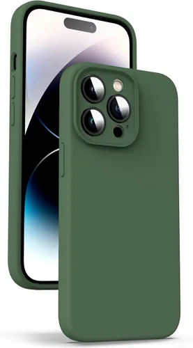 Vista 90 de Supdeal Funda de silicona líquida para iPhone Air - [Protección total para la cámara] [Forro de microfibra suave antiarañazos] Funda de teléfono