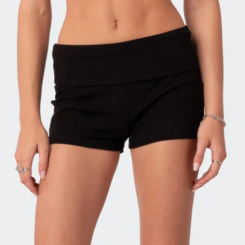 Vista 4 de Pantalones cortos para correr de verano para mujer, estampado de letras, pantalones cortos deportivos para entrenamiento de fitness al aire libre