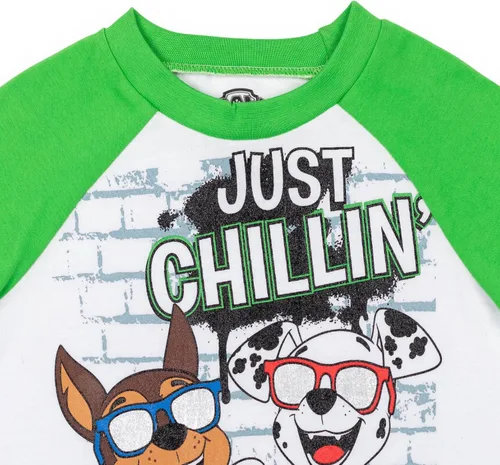 Vista 5 de Nickelodeon Paw Patrol Chase Marshal Rubble - Conjunto de camiseta y pantalones cortos de malla transpirables