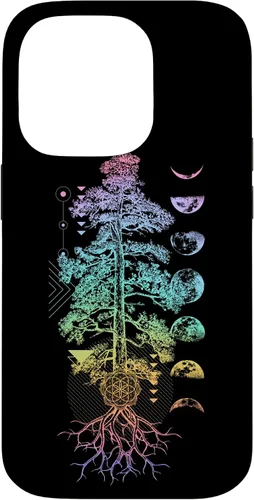 Vista 17 de Tree of Life Phases of The Moon Yoga Chakra Gift Case for iPhone 17