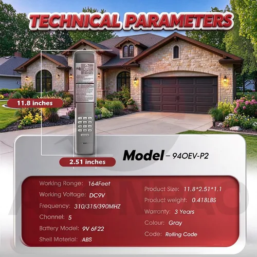 Vista 8 de 940EV-P2 Chamberlain MyQ LiftMaster Craftsman - Abridor de puerta de garaje