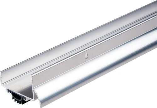 Vista 7 de M-D Building Products 69570 - Sello comercial de aluminio blanco en forma de U para debajo de la puerta