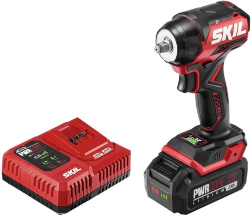 Vista 8 de SKIL PWR CORE 20 Herramienta de llave de impacto sin escobillas de 20 V de 1/2 pulgada de par medio solo - IW5761B-00