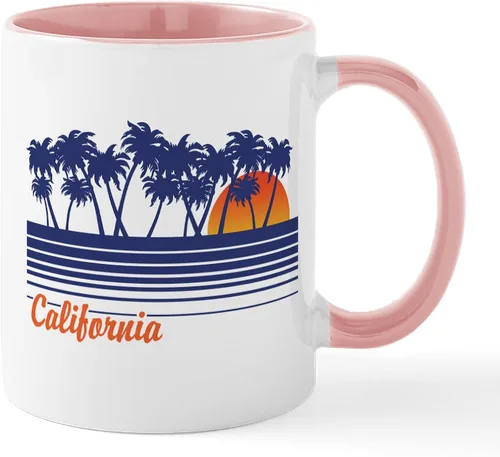 Vista 117 de CafePress Taza de café de cerámica de 11 oz (11.0 fl oz) de San Francisco Blanco - Taza San Francisco