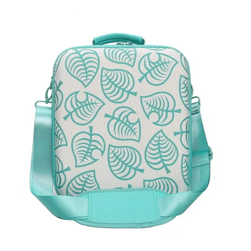 Vista 6 de Nintendo Switch Deluxe Carrying Case-Turquoise Storage Bag with Handle and Shoulder Strap Fits Complete Switch System Console+Switch Dock+ Pro