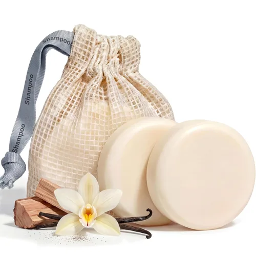 Vista 10 de Vove Juego de barras para el cabello y el cuerpo (3 barras + 3 bolsas) – Paquete de champú, acondicionador y gel de baño – Proteína de arroz
