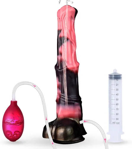 Vista 10 de Consolador de caballo realista de silicona, consolador anal monstruo de 12 pulgadas de largo y grueso, juguete sexual anal con ventosa, juguete
