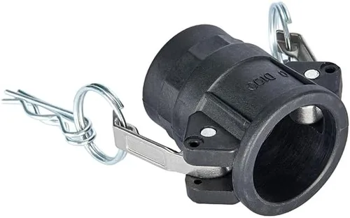 Vista 6 de 2 piezas Accesorios de Polipropileno Camlock (1" parte D Acoplador Hembra x Rosca Hembra) Accesorios de Manguera Cam and Groove + 2 piezas