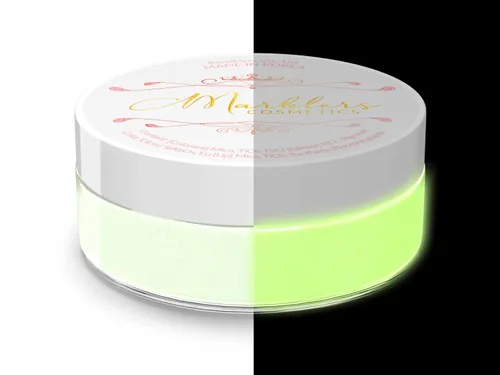 Vista 159 de MARBLERS Polvo de mica natural grueso [perla azul acero] 0.11 onzas (0.11 oz) altamente pigmentado no tóxico, vegano, libre de crueldad animal