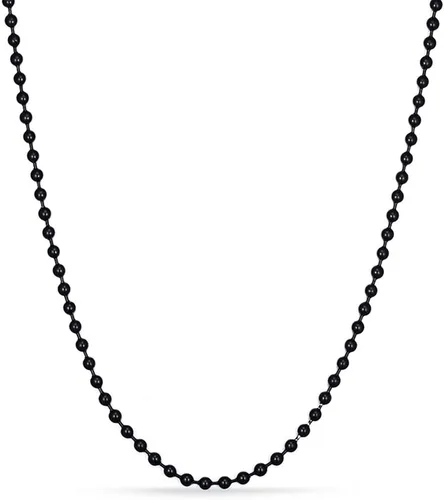 Vista 11 de Collar de Cadena de Etiqueta de Perro VNOX - Cadena de Etiqueta de Perro Militar de Acero Inoxidable para Hombres y Mujeres, Collar de Bola