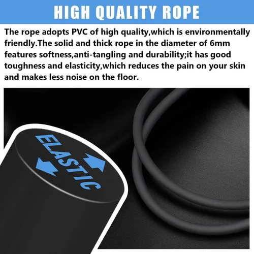Vista 4 de Speed Jump Rope, Adjustable Length, Training Equipment for Boxing, MMA, Martial Arts, Fitness Workout