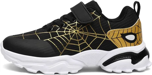 Vista 2 de IGBAY Zapatillas deportivas para niños pequeños y grandes con amortiguación, para correr, deportes, deportes, fitness, entrenamiento cruzado
