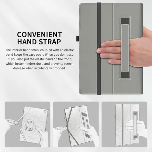 Vista 6 de VORI Funda para tableta Amazon Kindle Fire Max 11 (13ª generación, versión 2023), funda plegable delgada con función de encendido/apagado automático