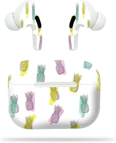 Vista 10 de MightySkins - Funda protectora de vinilo compatible con Apple Airpods Pro, diseño azul bebé, protectora, duradera y única, fácil de aplicar, quitar