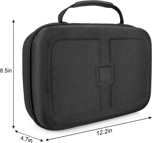 Vista 7 de Funda de almacenamiento para Nintendo Switch LP portátil de viaje funda protectora rígida con espacio de almacenamiento separado para consola